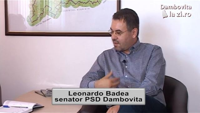 Interviu Leonardo Badea Senator PSD Dambovita