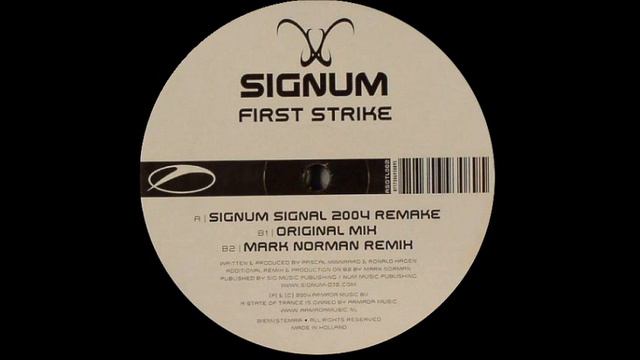 Signum - First Strike (Mark Norman Remix) [A State Of Trance Limited 2004]