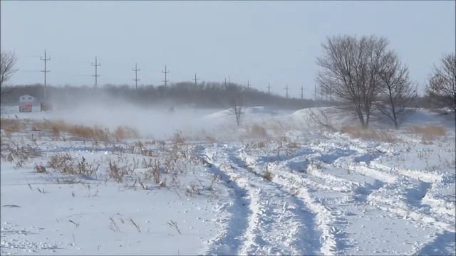 Yamaha Grizzly Plowing Snow