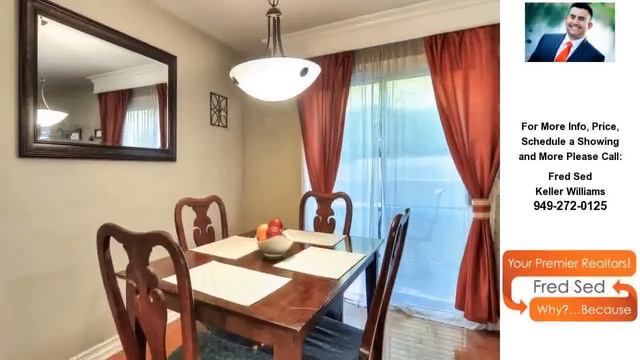 21186 Gladiolos Way, Lake Forest, CA Presented By Fred Sed.