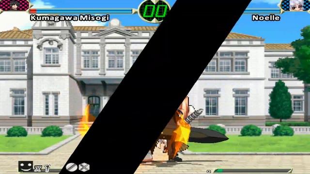 Mugen EFZ - Kumagawa Misogi (Hisako Kanemoto) (1p) Vs Noelle (1p)