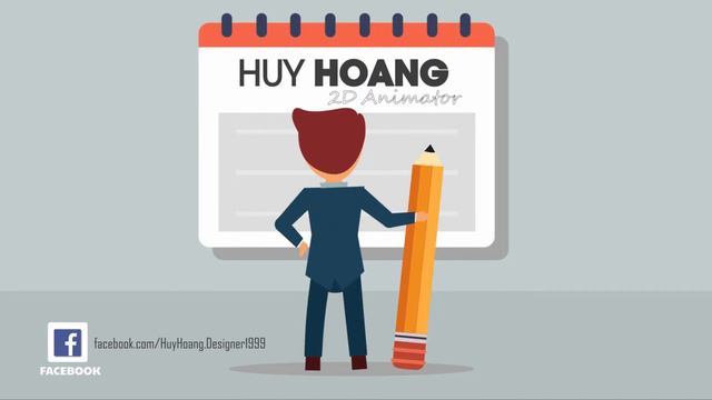 My Intro | Huy Hoang 2D Animator | After Effect