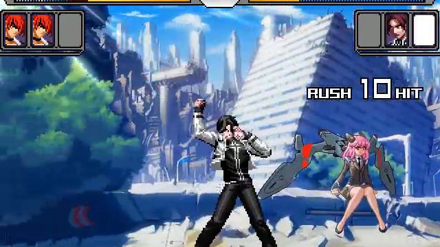 [M.U.G.E.N] [Real Play] Iori-X Vs Passing Team