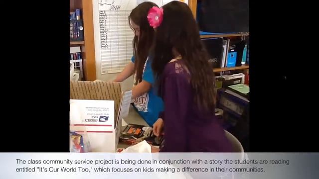 Franklin Elementary 5th Graders Send Love To Soldiers