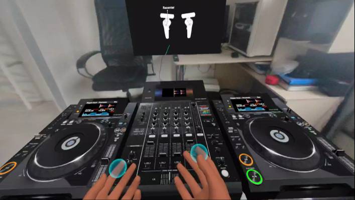 Играю на диджей установке в VR. Приятного проссмотра!