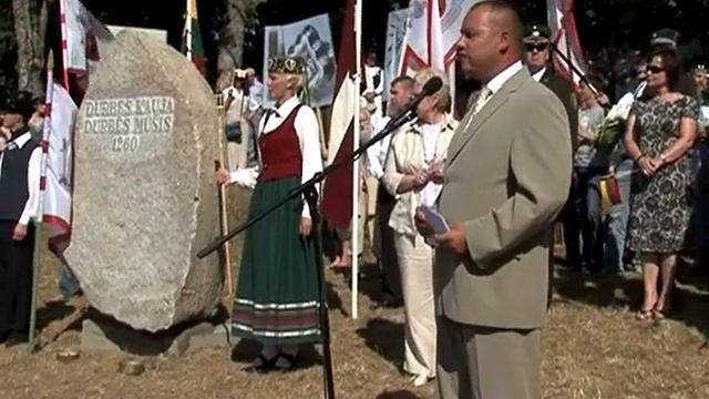 Durbes Kaujas Piemiņas Akmens Atklāšana