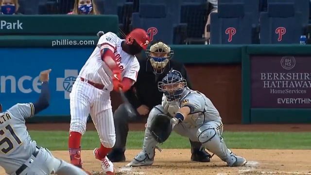 Didi Gregorius LAUNCHES Grand Slam To Give Phillies 5-0 Lead | Phillies Vs. Brewers (May 5, 2021)