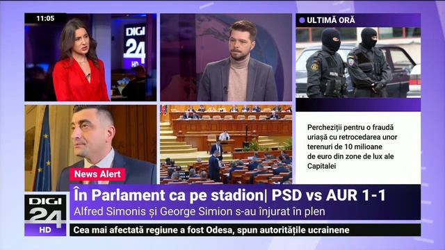 Simonis și Simion S-au înjurat și Amenințat în Parlament.„Îți Sparg Dinții!” / „Băi, Lichea Pitică!