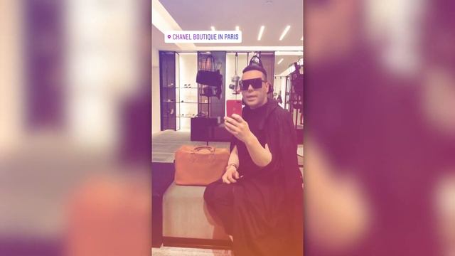 Бојан Јовановски на модното шоу на „Валентино“ во Париз 1