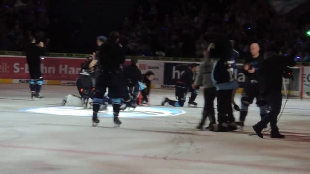 Raupe - Hamburg Freezers Vs. Krefeld Pinguine - 28.12.2013
