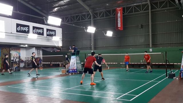 Badminton Magna Artha Gading 27 Feb 2021. Reynold/Billy Vs Wasis/Andri