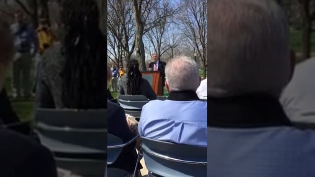 Ted Theodore Welcomes Harrison Dillard Statue Unveiling