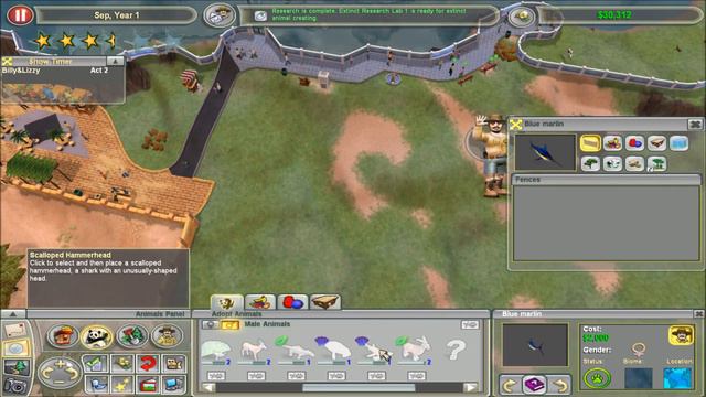 Zoo Tycoon 2: UC Challenge 5 - Lion Gets A Mystery Disease!