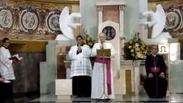 Acolhida Na Igreja Catedral Ao Núncio Dom Lorenzo Baldisseri 08-08-2009