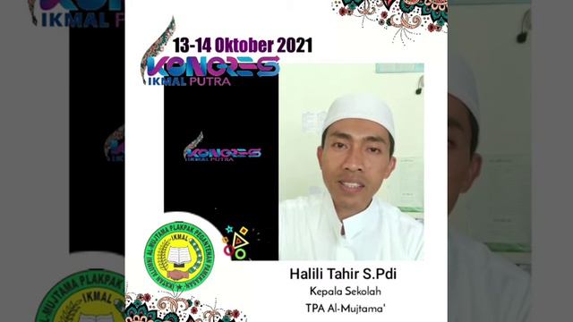 UCAPAN SELAMAT DARI USTADZ HALILI THAHIR