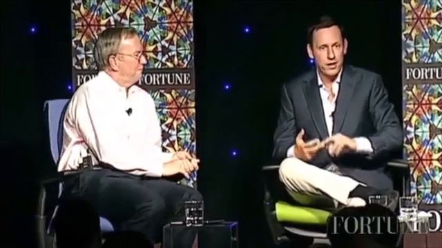 Peter Thiel Tells Google Chairman: 