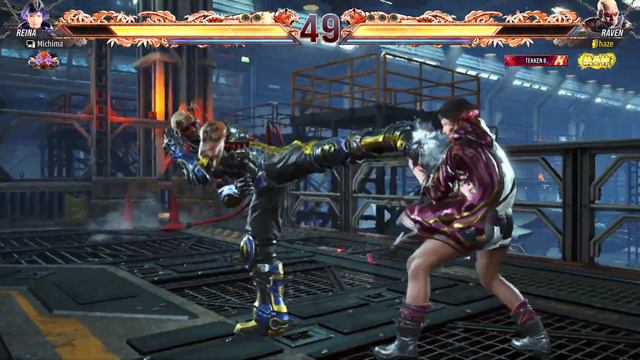 Tekken 8 | SGB | Michima ( Reina ) Vs Haze's Ghost ( Raven | Tekken God )