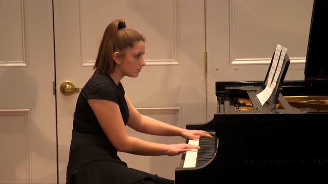 Isabel Performing Kurtag At The RSC Seminar, 2019