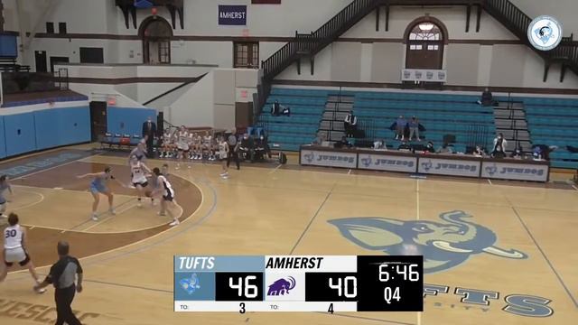 Women's Basketball: Amherst At Tufts Highlights (1/15/22)