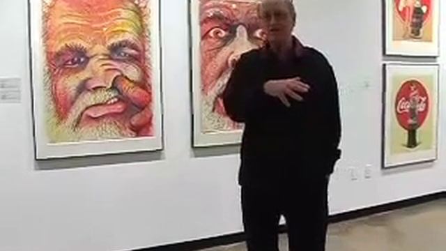 David Robertson Discussing Robert Arneson's Pic