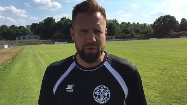 Heiner Backhaus, Trainer RW Koblenz, Nach Dem 4:0 In Salmrohr