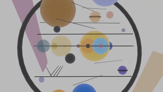 Circles In A Circle - Kandinsky - 3D Animation - By Benedikt Arnold