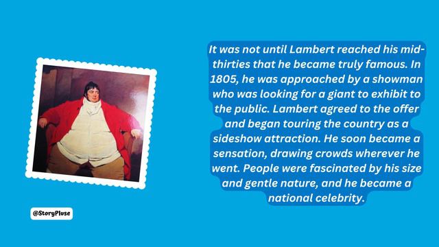 Daniel Lambert: The Gentle Giant