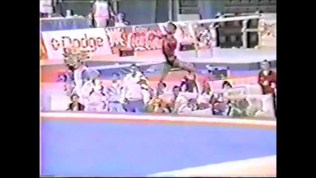 156 2nd USA TC Elizabeth Betty Okino FX Compulsories   1991 USA World Championships   9 862