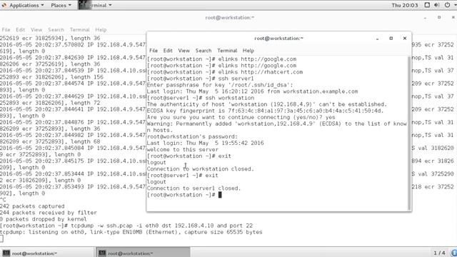 126 - 14.2 Using Tcpdump And Wireshark For Package Capture