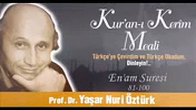 055 Yaşar Nuri Öztürk Kur'an ı Kerim Meali Enam Suresi