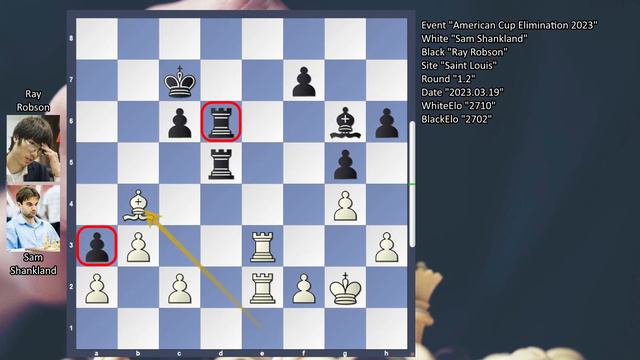 American Cup || Sam Shankland Vs Ray Robson || 2023