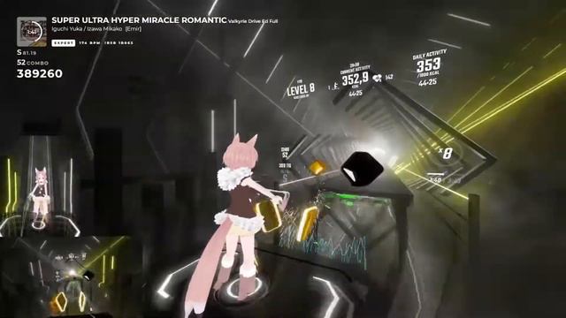 Beat Saber - Iguchi Yuka/Izawa Mikato - Super Ultra Hyper Miracle Romantic [Expert] | Fail