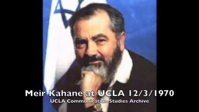 Meir Kahane Speaking At UCLA 12/3/1970