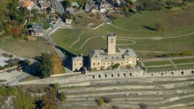 Aosta Valley from the sky