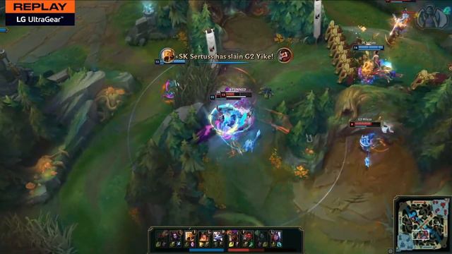 G2 Yike And G2 Hans Sama Inting In G2 Vs SK