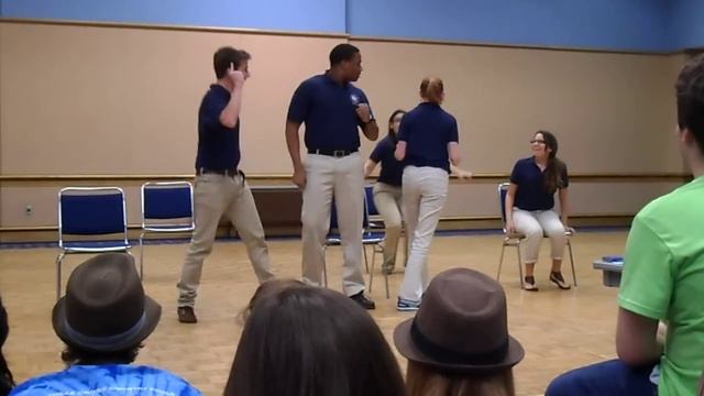 Troupe 3502 Performing Carner And Gregor's Temp Job