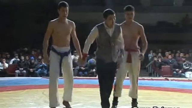 Спорт. Курош. Чемпионат Кыргызстана. 84 кг (1\16). Рахманкул уулу Сайпидин-Эрлан Мамбеткулов.