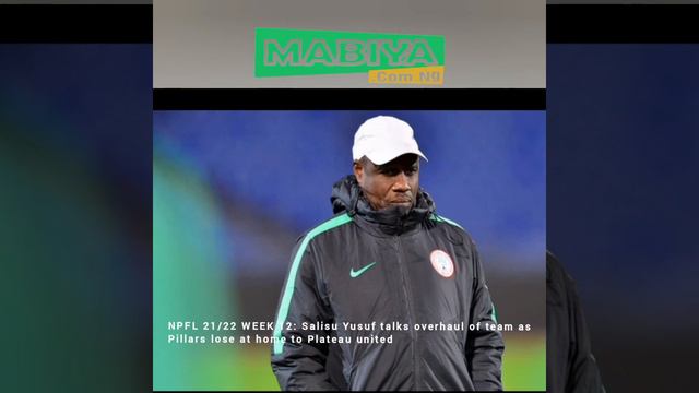 NPFL21/22 WEEK 12: Salisu Yusuf I 