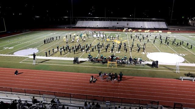 2019-2020 CVHS Marching Band 20191005 Home Show Part 2 Bird's Eye View