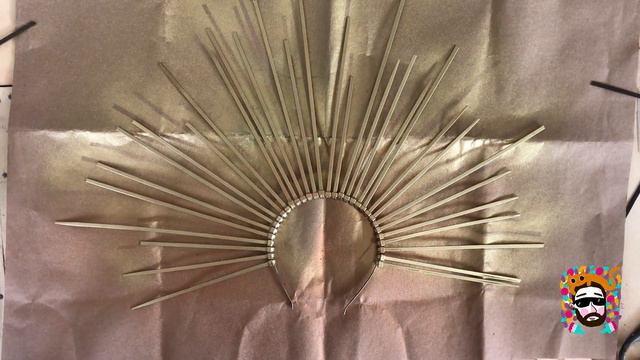 COMO HACER UNA CORONA CATRINA DIY SUPER FACIL - DIA DE MUERTOS