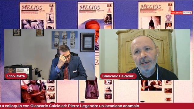 Pino Rotta A Colloquio Con Giancarlo Calciolari:  Pierre Legendre Un Lacaniano Anomalo