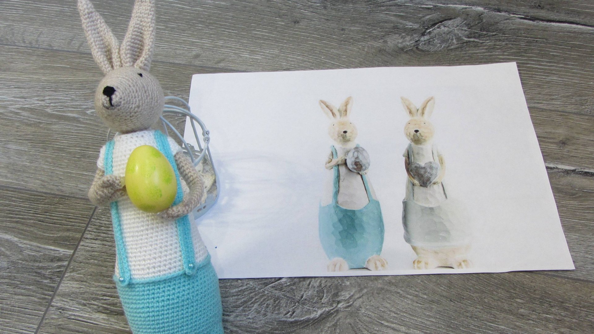 Пасхальный кролик амигуруми. Вяжем вместе. Пасхальный интерьер