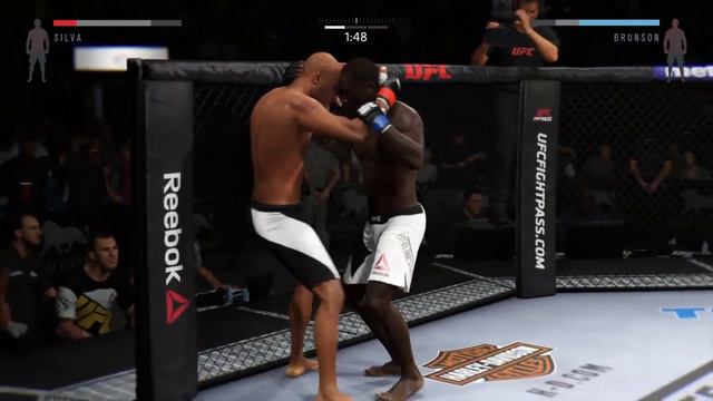 Андерсон Сильва ( Anderson Silva ) VS Дерек Брансон ( Derek Brunson )