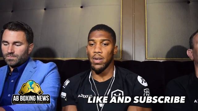 Anthony Joshua Reacts To KSI Vs Paul Logan “ It’s Great For Boxing “ Showcase To All Fans !