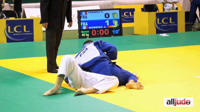 MOREIRA Jeremy (FRA) - VERNEZ Franck (FRA) / European Cup Juniors Lyon 2013 / -66kg