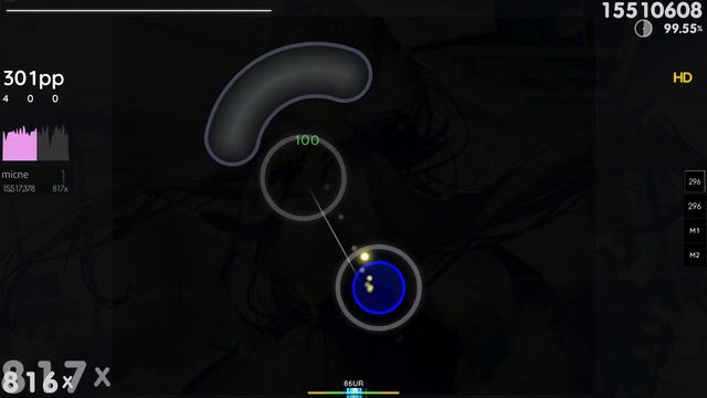 Osu! | Toyama Nao - FLOWER [BLOOM] | +HD FC | 420PP | 6.55*