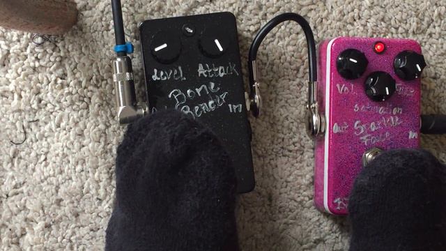 BJFE Bone Bender And Sparkle Face Fuzz Comparison – Quick Demo