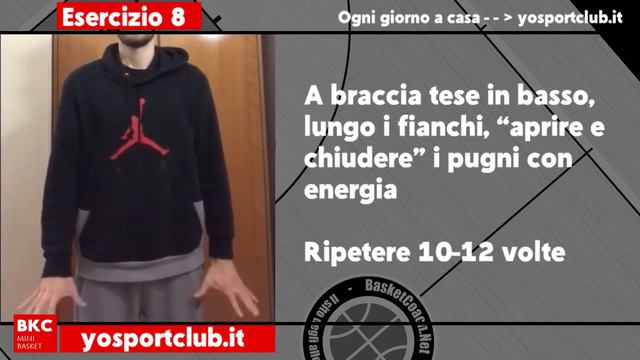 MINIBASKET: YO GYOCO A CASA CON GIUSEPPE SANTORO - Esercizio 8