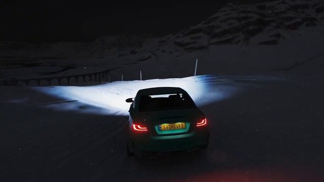 Winter Night Drive