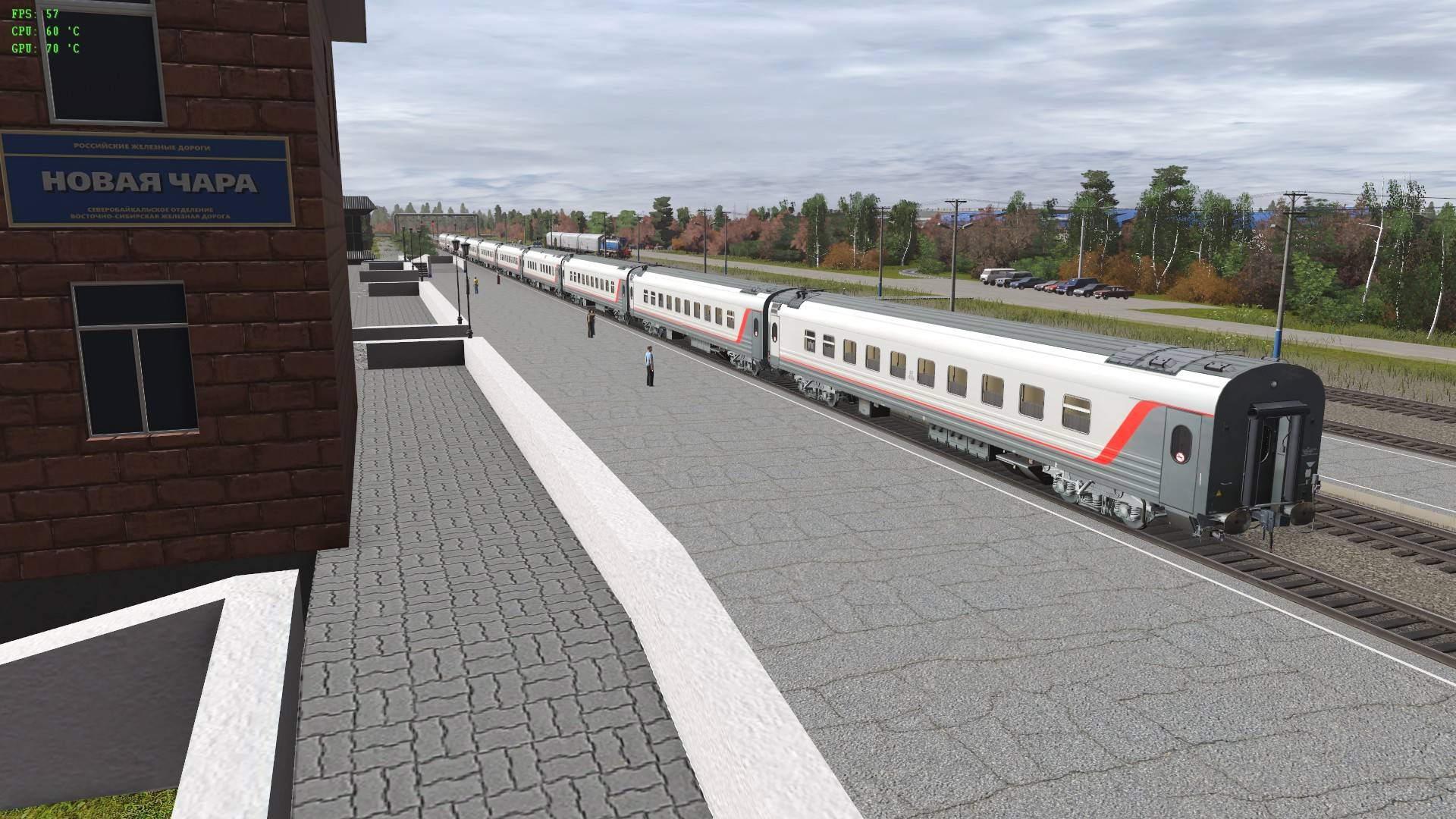 Сценарий 112Н Новосибирск - Тында Trainz 22